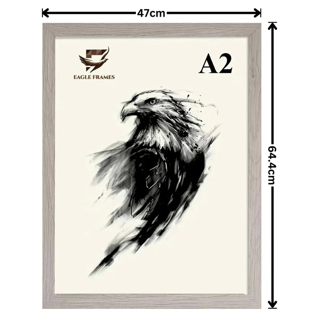 Stalfy A2 Eagle Picture Frame – Wood Effect, Single or 3 Pack - Image 5
